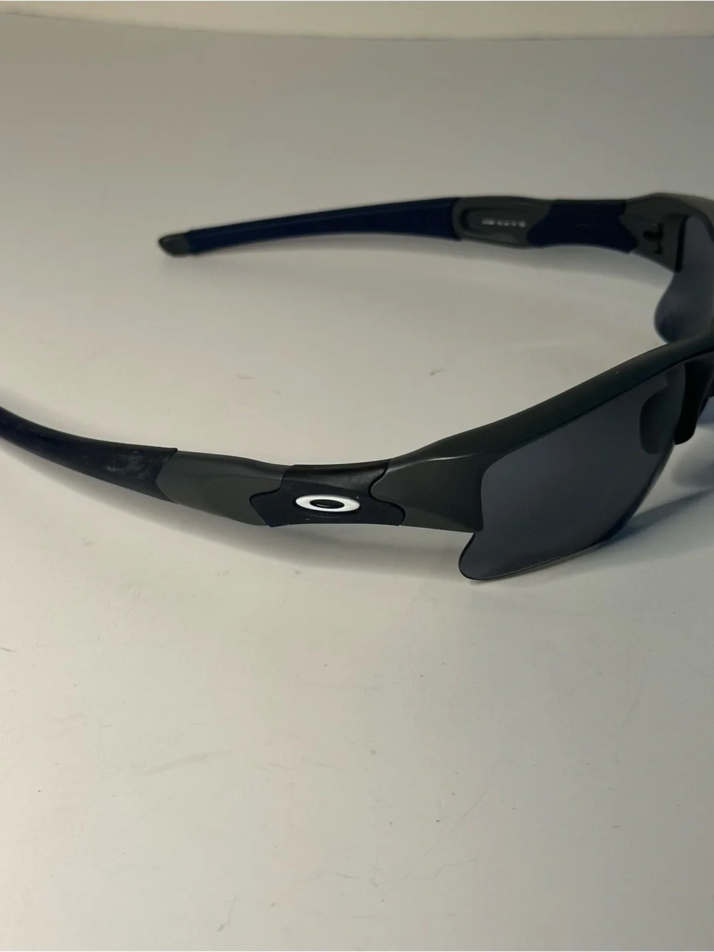 Oakley Flak Jacket XLJ Team USA 24-299 Gray/Blue Rimless Sunglasses 12’ Olympics